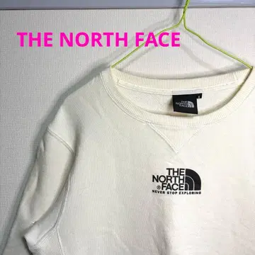 THE NORTH FACE 아이보리 크루넥 맨투맨