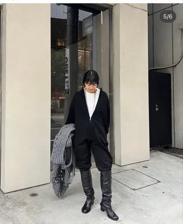 etre tokyo 맨투맨 지퍼 점프수트