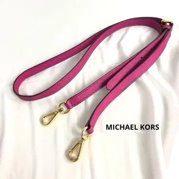 고품질 MICHAEL KORS 마이클코어스 핑크 가죽 숄더 스트랩