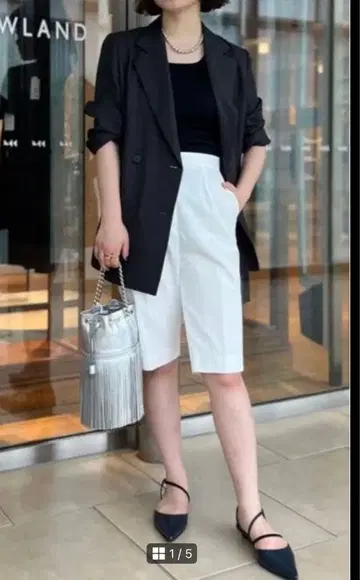 TOMORROWLAND 다크 그레이 테일러드 자켓 볼지