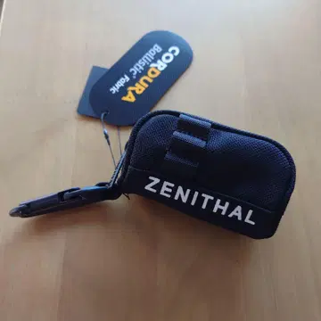 ZENITHAL CORDURA 지퍼 파우치 블랙