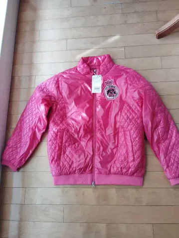 MU SPORTS 핑크 점퍼 퀼팅 자켓