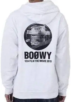 BOOWY 1224 FILM THE MOVIE 2013 후드티 화이트 M