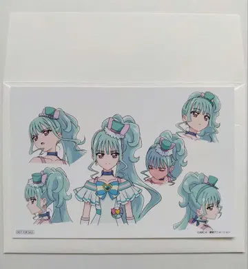 원더풀 프리큐어 설정 자료집 특전 엽서 큐어 리리안