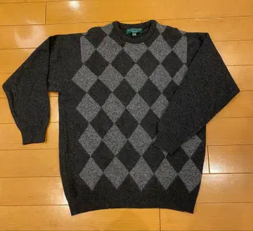 새상품급 아란페인 영국제 크루넥 니트