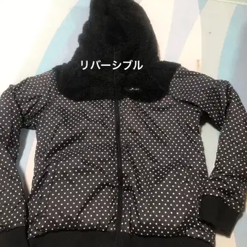 도트 무늬 리버서블 자켓