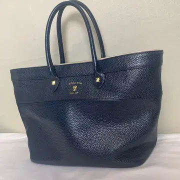 A.D.M.J. 핸드백 네이비 안쪽 핑크 일본제