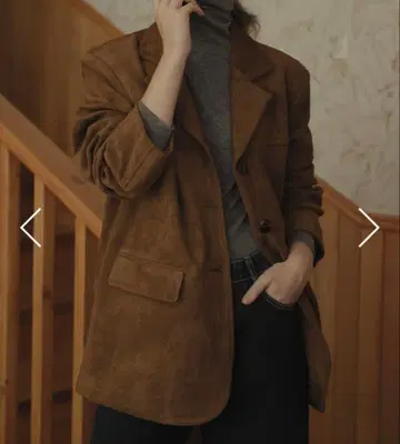 ROOM PACKER 다이얼 스웨이드 싱글 자켓_camel