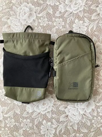 [ 새상품급 ] 칼리머 등산 파우치 2개 세트 라이트 올리브