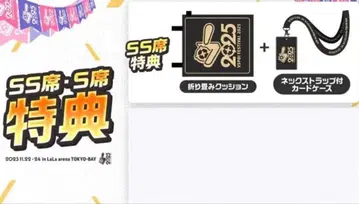 부이 스포 페스티벌 SS석 특전 접이식 쿠션 넥스트랩 포함 카드 케이스