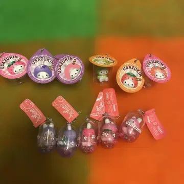 레트로 헤이세이 레트로 우사즈킨 캡슐 키링 마스코트