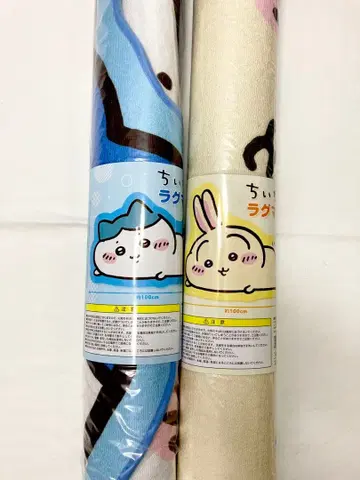 치이카와 (먼작귀) 러그 매트 네소베리 하치와레 토끼