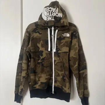 THE NORTH FACE 카모플라쥬 풀 집업 후드티 S