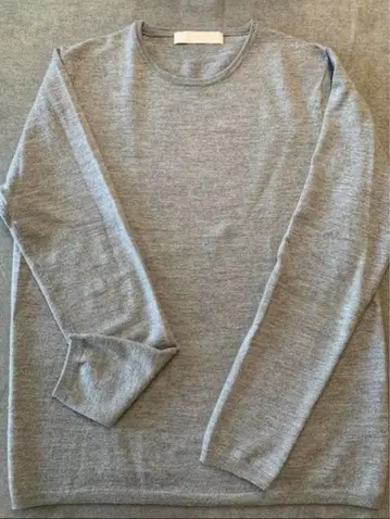 ESTNATION 에스트네이션 그레이 크루넥 니트