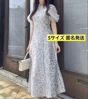 dazzlin 시어 베일 자카드 원피스 S