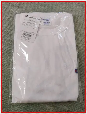 [ 미사용품 ] 챔피온 롱 T셔츠 XL 사이즈 화이트
