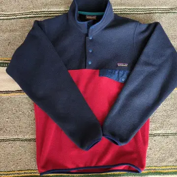 patagonia Synchilla XS 네이비/레드