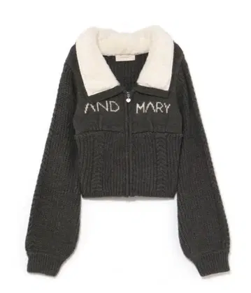 andMary Mary logo zip tops gray