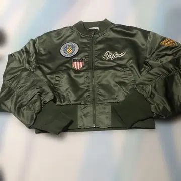 BROWNY MA-1 자켓 F 사이즈 올리브 그린