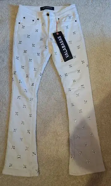 VALABASAS 큐빅 플레어 팬츠 28