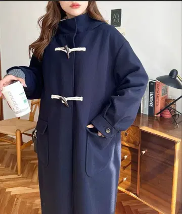 네이비 더플 코트 M 사이즈