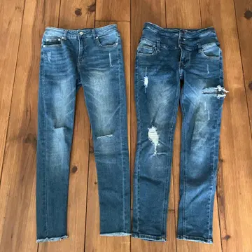 INGNI 데미지 가공 스키니 청바지 미사용 2세트 프리 사이즈