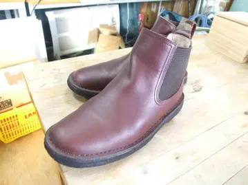 REGAL 브라운 가죽 숏부츠