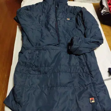 FILA 네이비 퀼팅 자켓 L 사이즈와 스코트 L