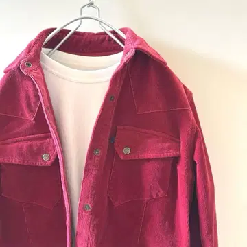 [ POLO 랄프 로렌 ] 코듀로이 빨간색 긴팔 셔츠