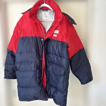 ELLE SPORT 다운 자켓 빨간색/네이비