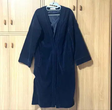 cepo 세포 롱 코트 사이즈 M 네이비 컬러