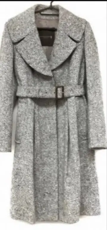 MACKINTOSH 그레이 롱 코트 벨트 포함