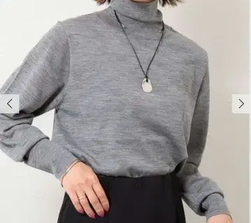 노리즈 18G 천축 하이넥 풀오버 니트