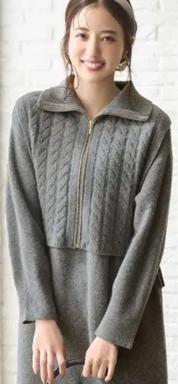 택 포함 새상품 any sis 니트 원피스 M 사이즈