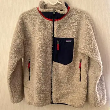 [ 클리닝 완료 ] Patagonia 플리스 자켓 베이지 키즈 XL
