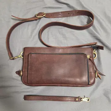 Ryu 컨디션 최상 가죽 숄더백 다크 브라운 사코슈