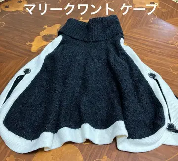 새상품급 MARY QUANT 케이프 로고 버튼