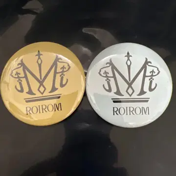 ROIRROM 캔뱃지 세트 골드 실버