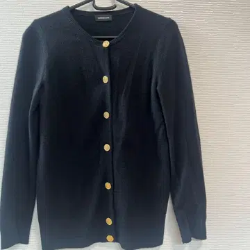 DEUXIEME CLASSE 캐시미어 100% 골드 버튼 가디건