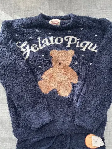 젤라피케 젤라토 스노우 베어 자카드 풀오버 & 롱 팬츠 L [ 새상품 ]