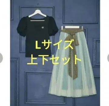 L 사이즈 안나 대관식  스커트 상의 시마무라 디즈니 안나