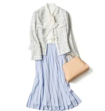 아나이 ANAYI 플리츠 스커트 34