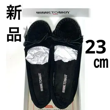 새상품 미네통카 MINNETONKA KILTY 모카신 23cm 블랙