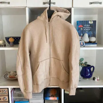 SCYS BASICS 베이지 풀 집업 후디