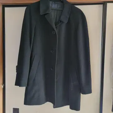 블랙 울 피코트