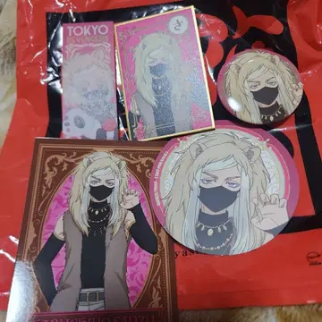도쿄 리벤저스 산즈 하루치요 엽서 & 캔뱃지 세트