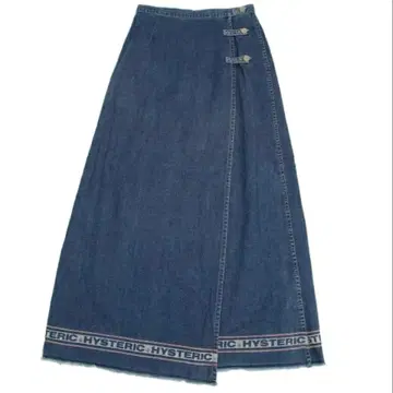 HYSTERIC GLAMOUR 데님 랩스커트