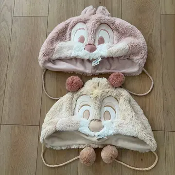 디즈니 칩과 데일 팬캡 커플 세트