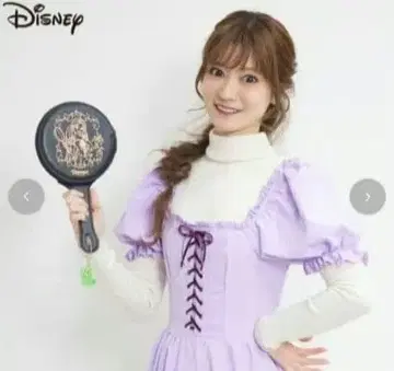 라푼젤 치하루 시마무라 디즈니 프라이팬 파우치 거울 콜라보
