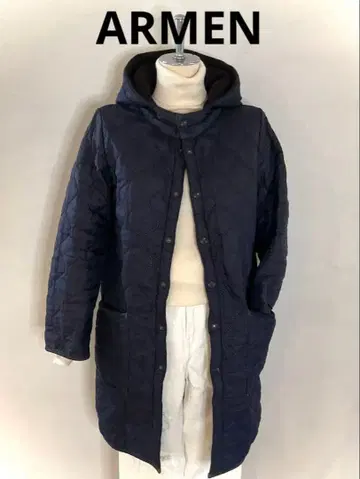 아멘 퀼팅 코트